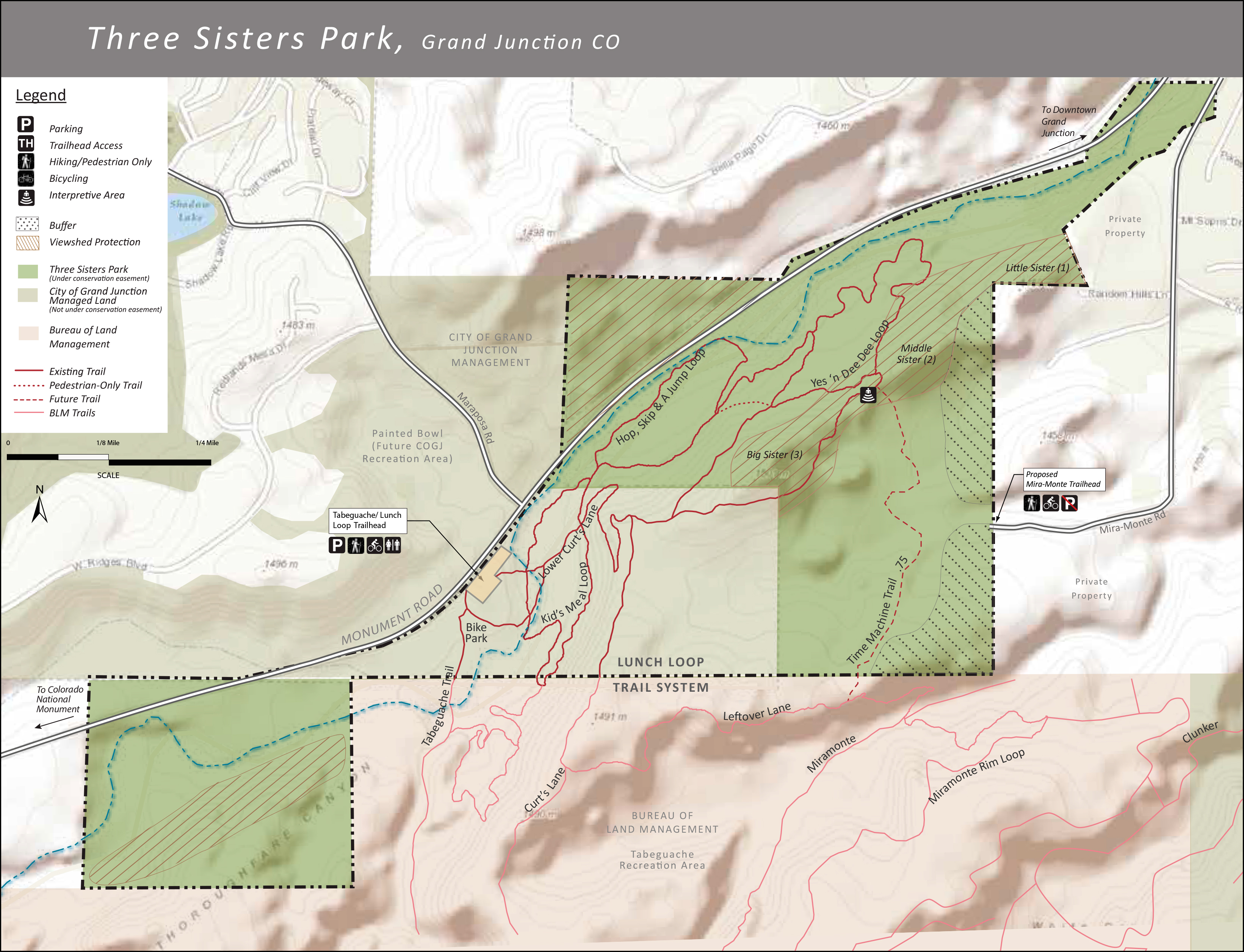 Three Sisters Park Map